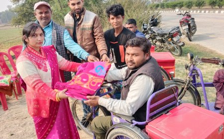 कंबल वितरण कार्यक्रम हुआ संपन्न