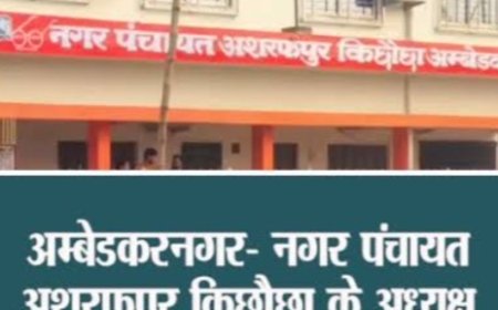 किछौछा नगर पंचायत अध्यक्ष पर न्यायालय की गिरी गाज