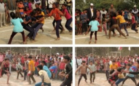 पिछले दिनों रामनगर में क्रीडा प्रतियोगिता का हुआ आयोजन