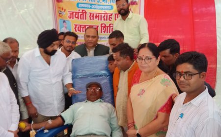 संवाददाता नेभी रक्तदान दिया है समाज सेवा