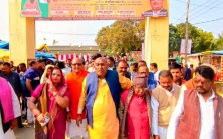 पूर्वांचल का ऐतिहासिक मेले का हुआ आगाज डॉक्टर हरिओम पांडे ने किया उद्घाटन