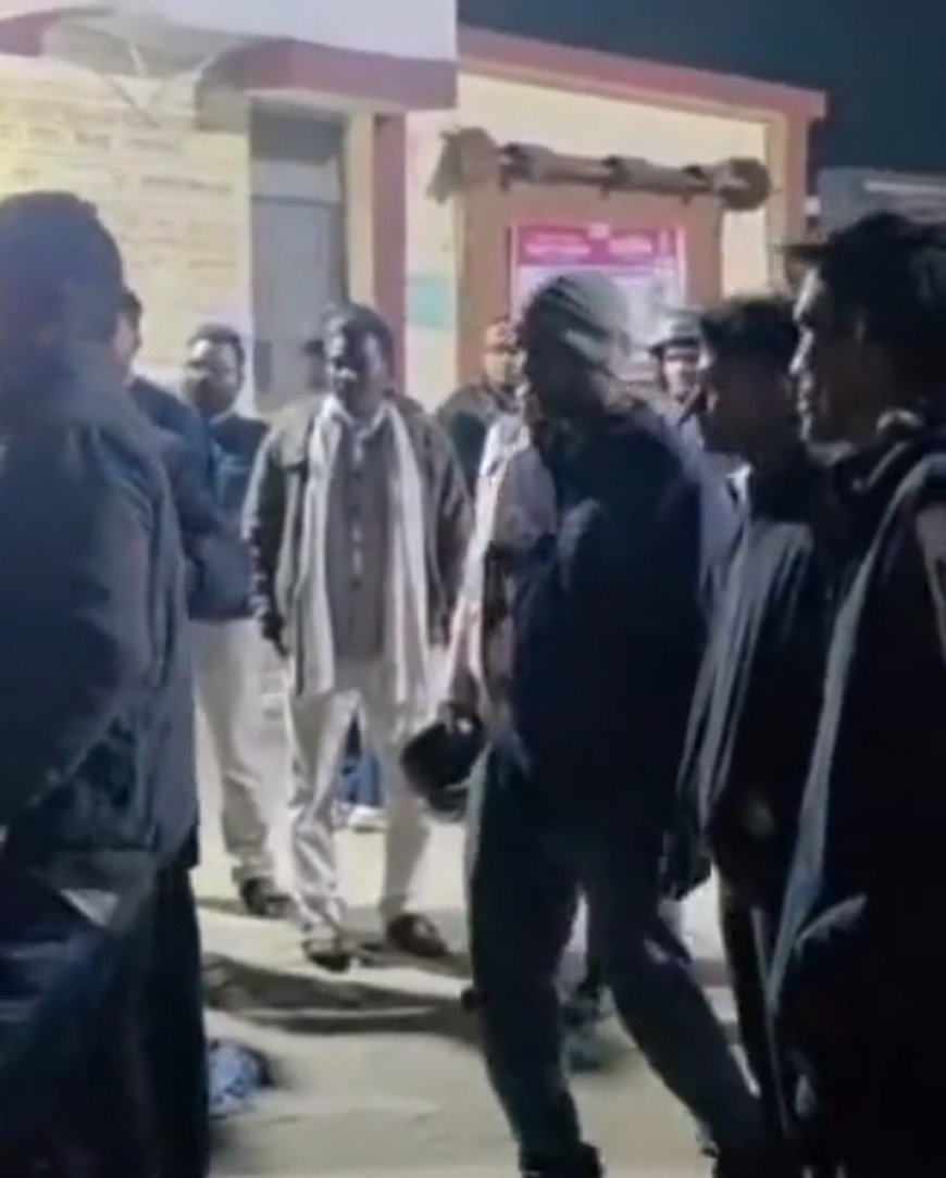 आलापुर निरीक्षण भवन के पास हुई दुर्घटना बाइक सवार दो की मौत